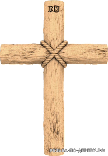 Крест #43 из дерева